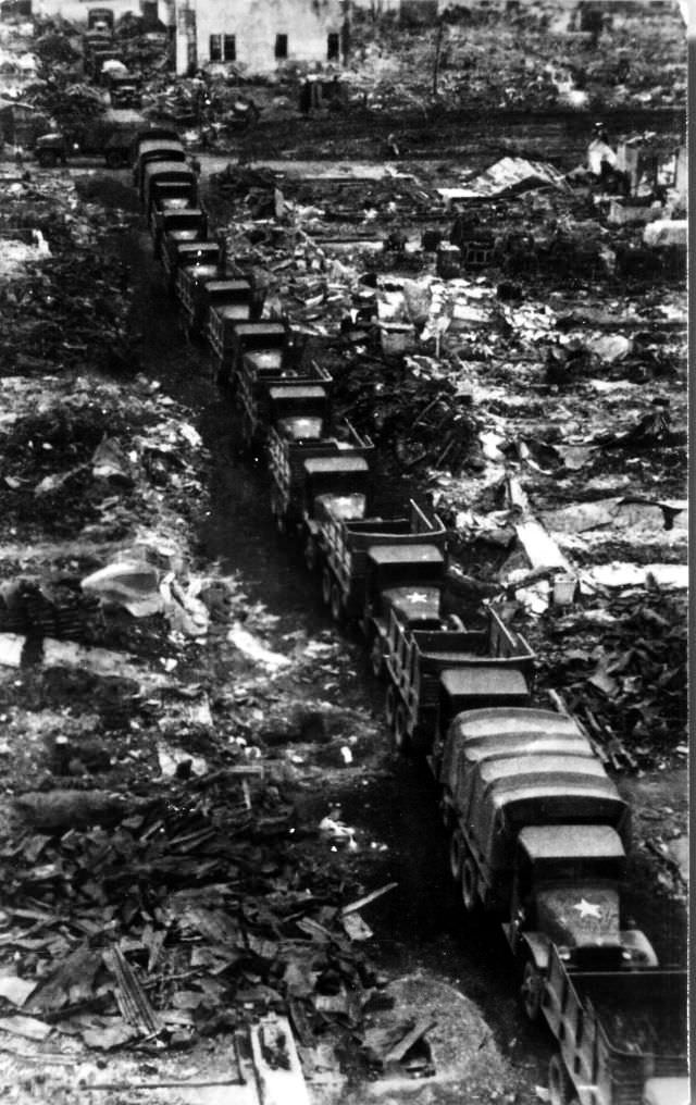 #5 Destruction in Tokyo, 1940s.