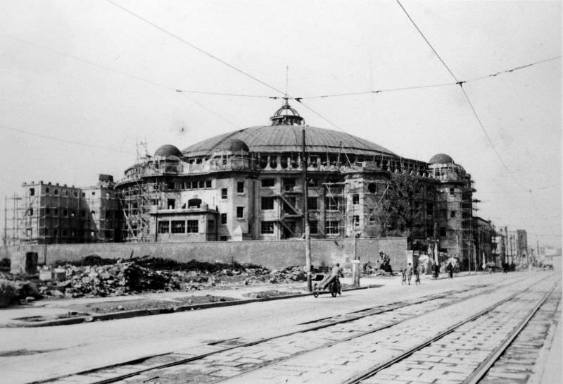 #9 Kokugikan (Sumo Hall), 1940s.