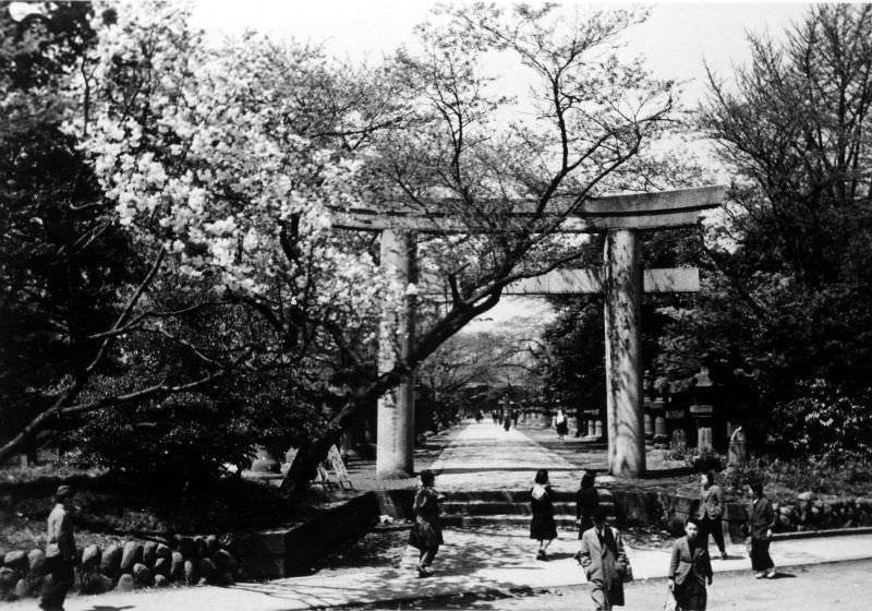 #1 Ueno Toshogu Torii, 1940s.