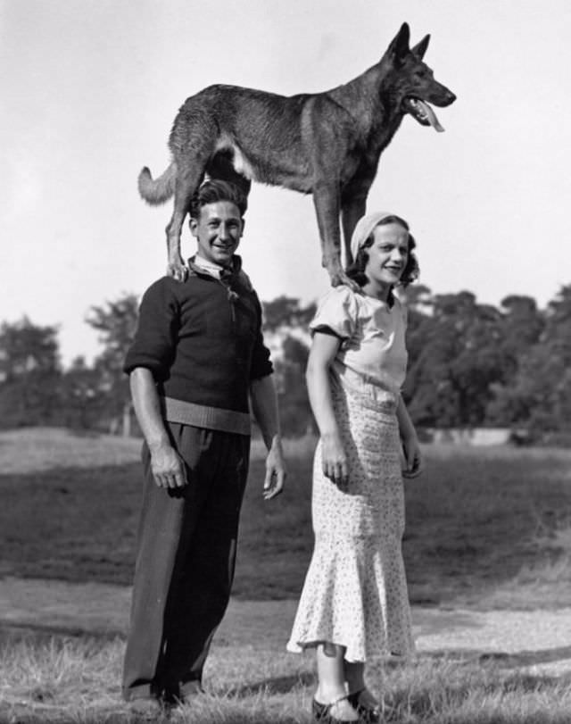 #10 A couple and their dog.