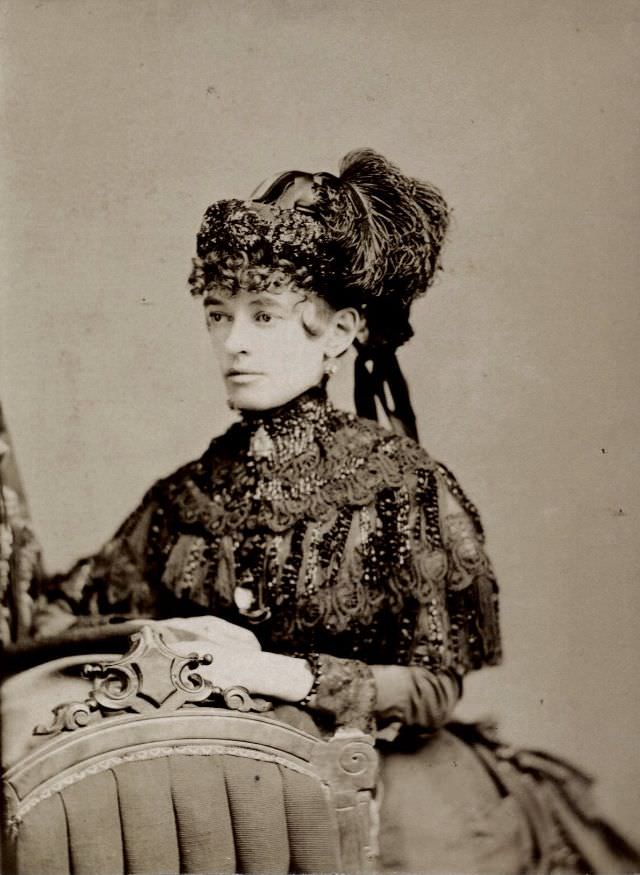 #18 Woman in fancy dress, Singhi Studio, Binghamton, New York