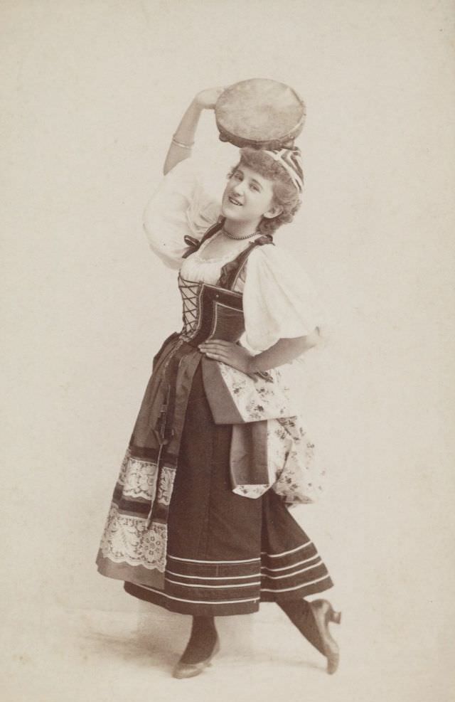 #3 Dancer in folk costume, Max Platz studio, Chicago