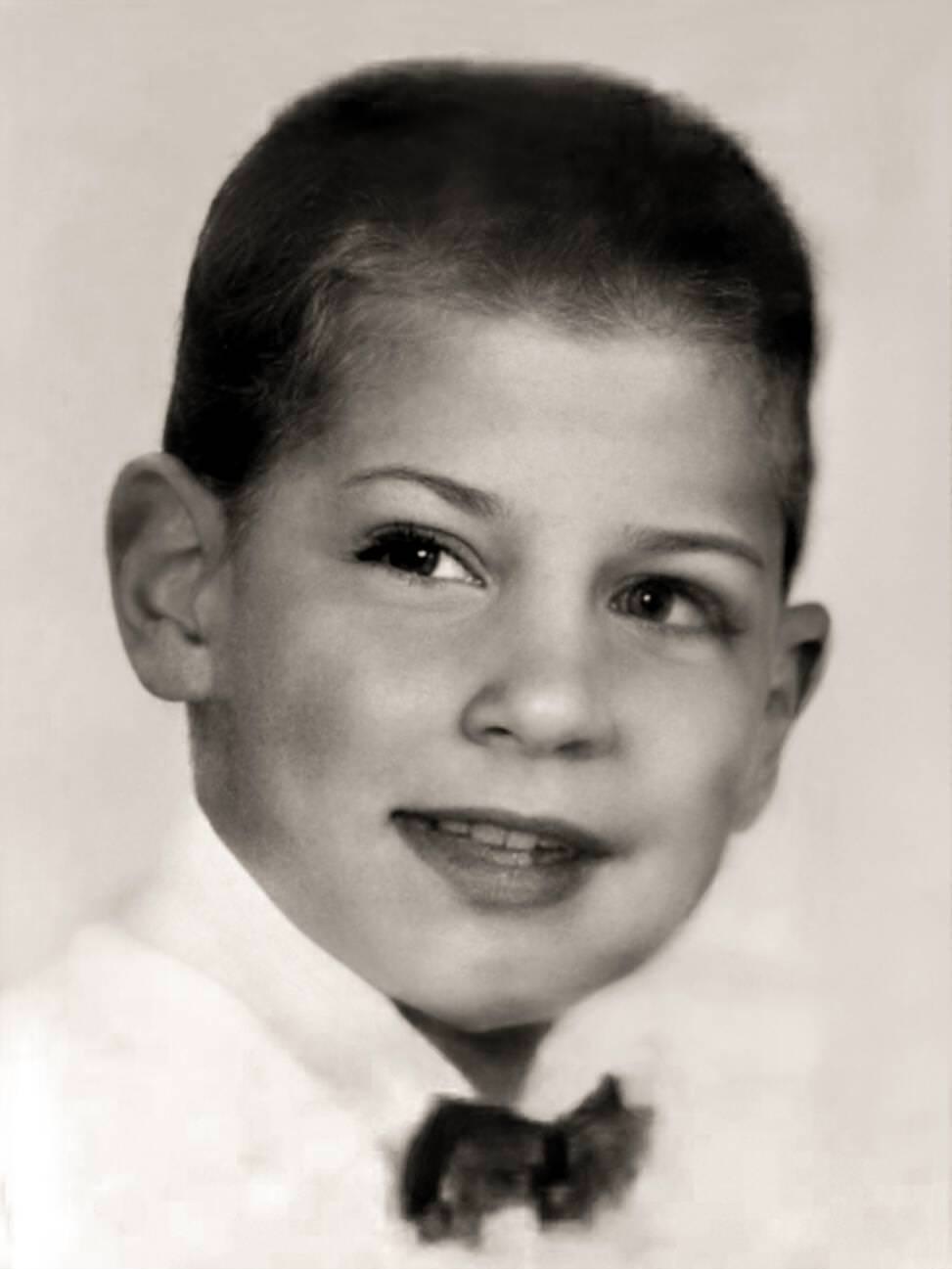 #1 Steve Jobs, aged 7, 1962.