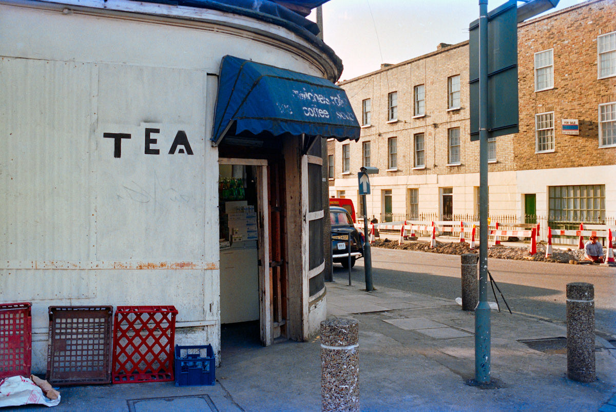 #49 Café, Caledonian Rd, Pentonville, Islington, 1990