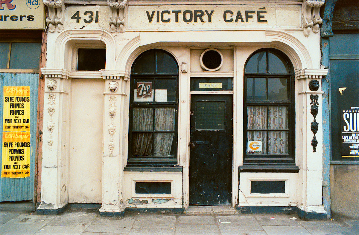 #51 Victory Cafe, Hackney Rd, Bethnal Green, Tower Hamlets, 1988