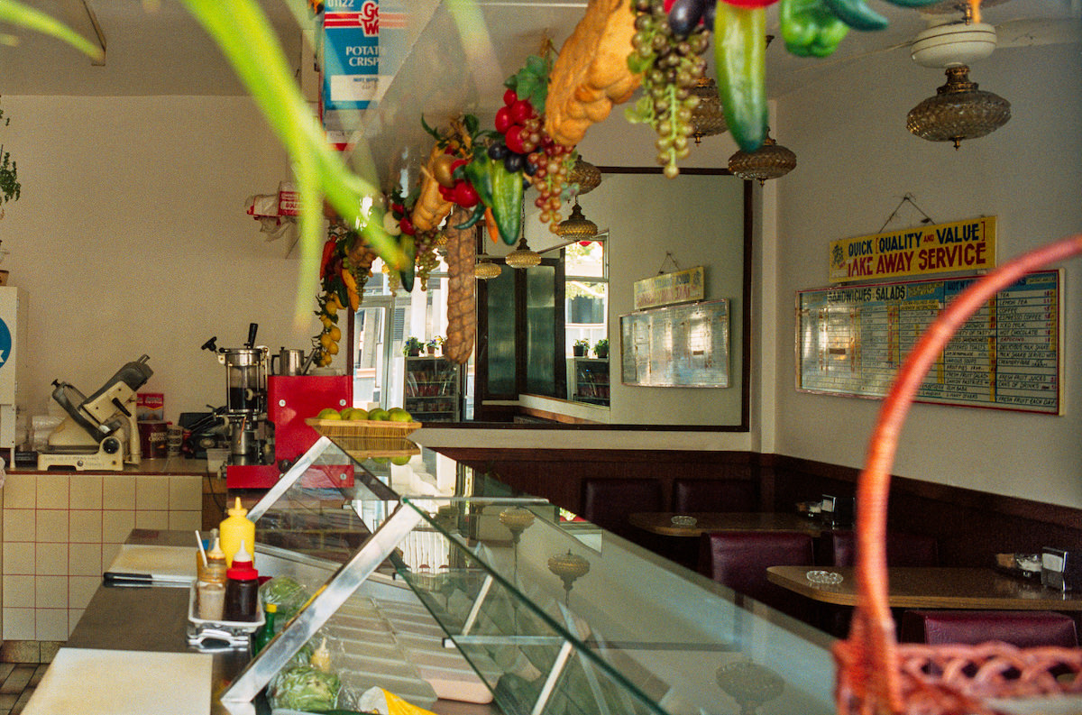 #61 Takeaway, Café, Marsham St, London, 1987