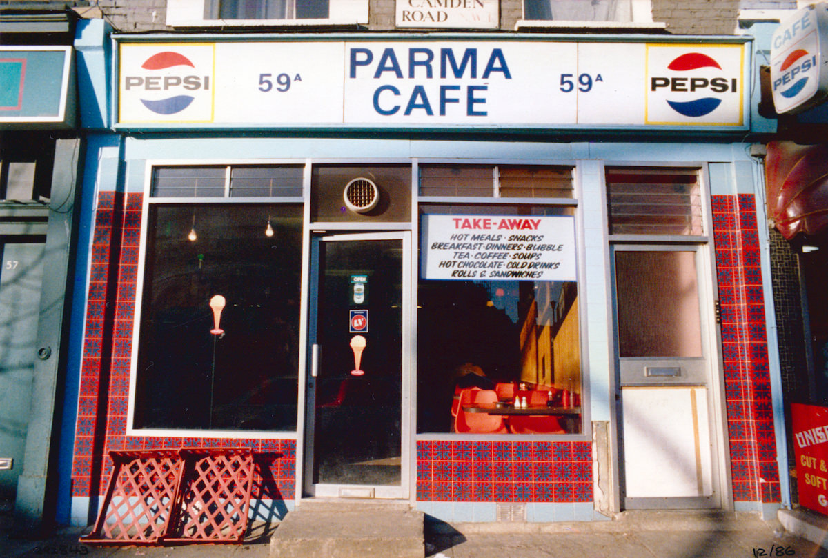 #64 Parma Cafe, 59a, Camden Rd, Camden, 1986,