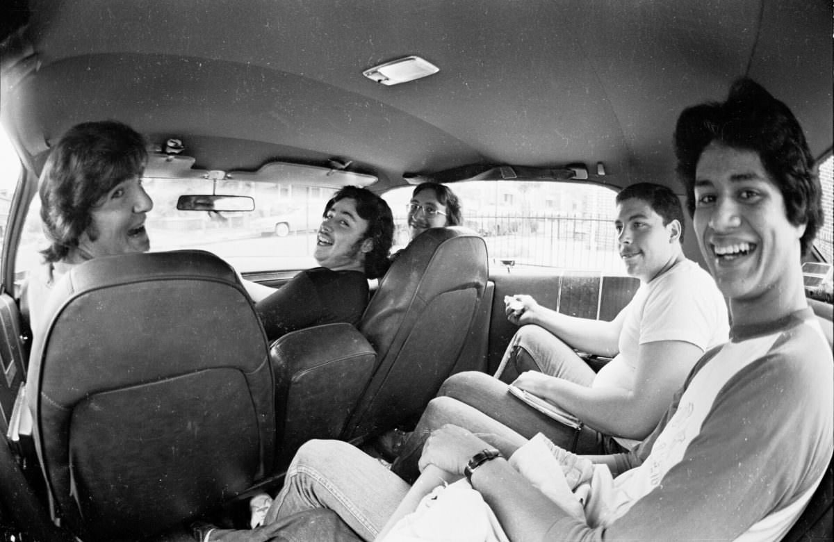 #40 FDR High School graphic arts class, 1977.