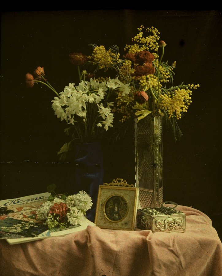 #12 Charles Corbet, Still life with vase and flowers, 1910