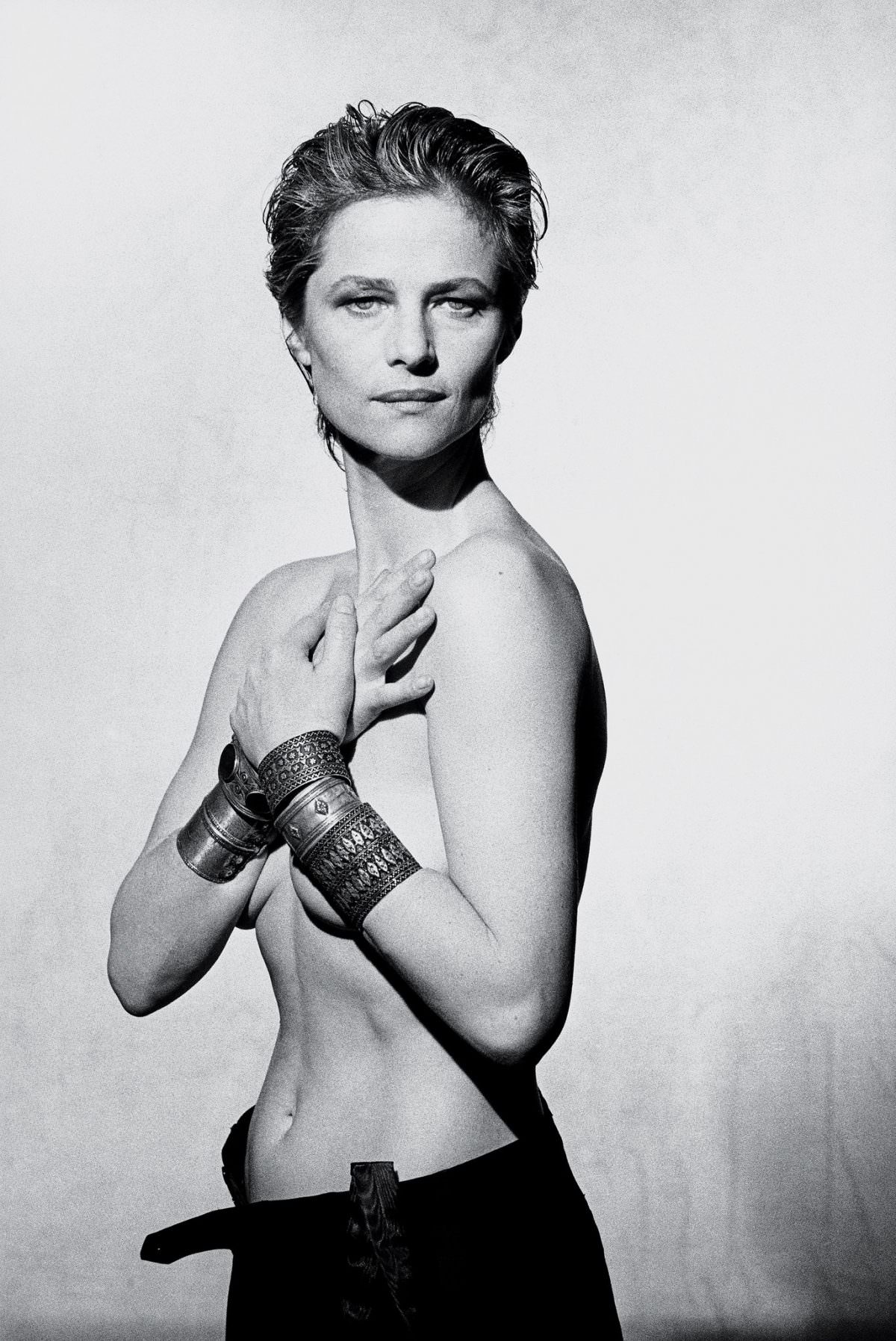 #29 Rampling photographed by Peter Lindbergh, 1987.