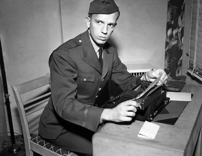 #7 Associated Press war correspondent Vern Haugland was listed as missing on August 12, 1942 after a plane in which he was passenger disappeared in a storm between Australia and New Guinea. 1942