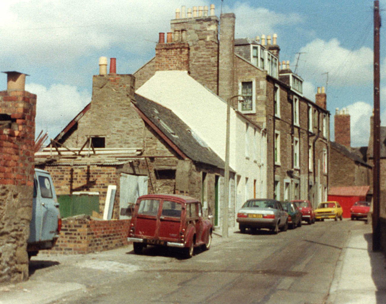 #6 David Street, Broughty Ferry, 1982 A view of David Street, showing the tenement known as the ‘Mars Land’.