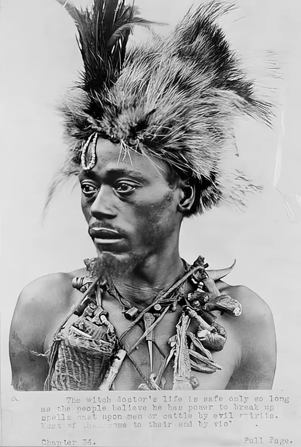 #33 A witch doctor, 1920s