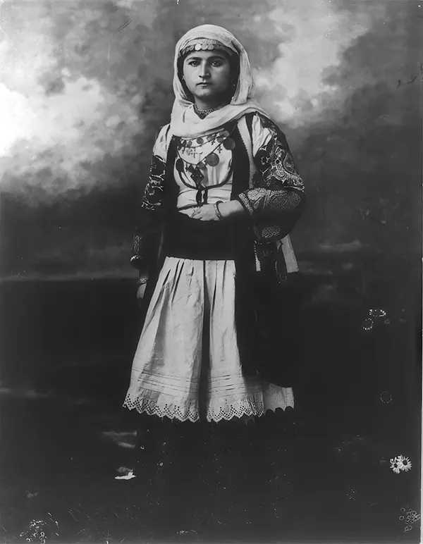 #34 Woman in old Greek Costume, 1920