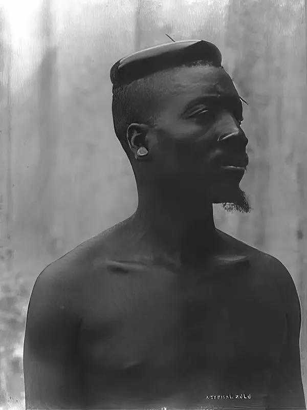 #37 Zulu man, 1890-1923.