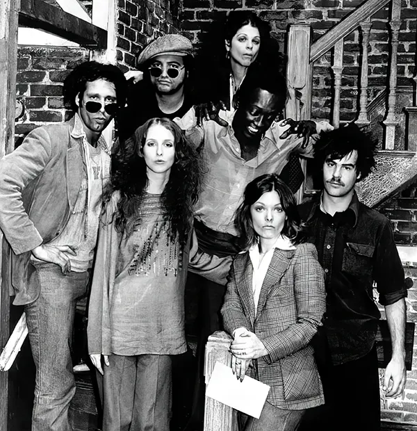 #20 The Saturday Night Live original cast, 1975.