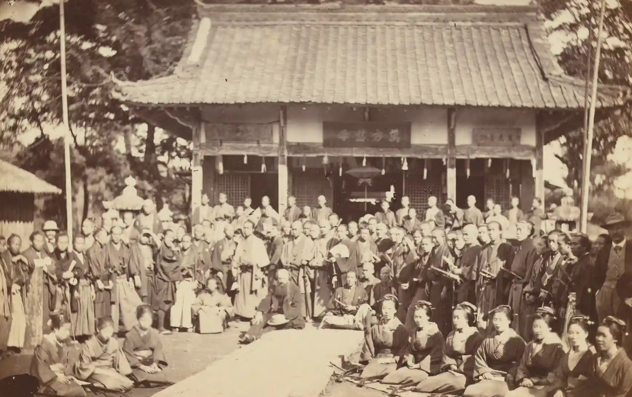 #6 Hospital farewell party in Nagasaki, 1867