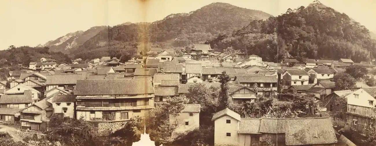 #7 View over Osaka, 1865