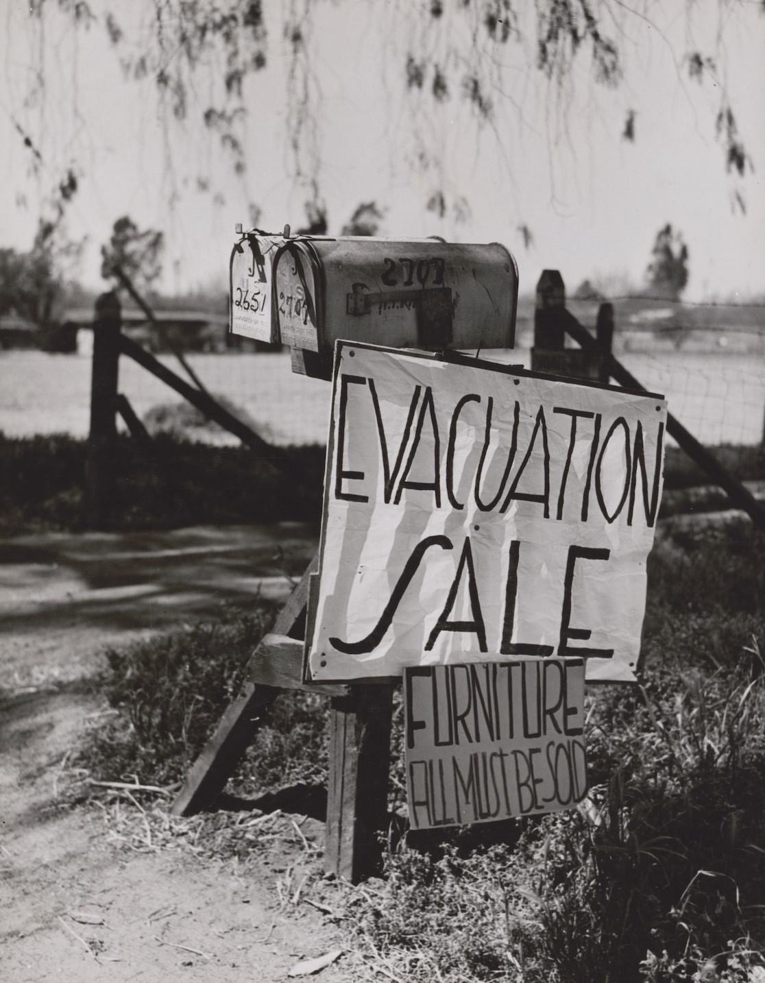 #2 Japanese-Americans being evacuated from West Coast areas under U.S. Army war emergency order, 1942.
