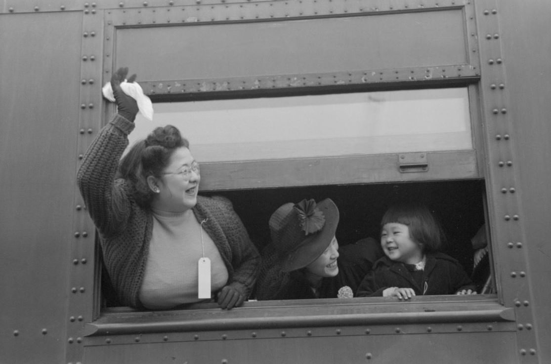#21 San Benito County, California. Japanese-American working in a field while awaiting final evacuation orders, 1942.