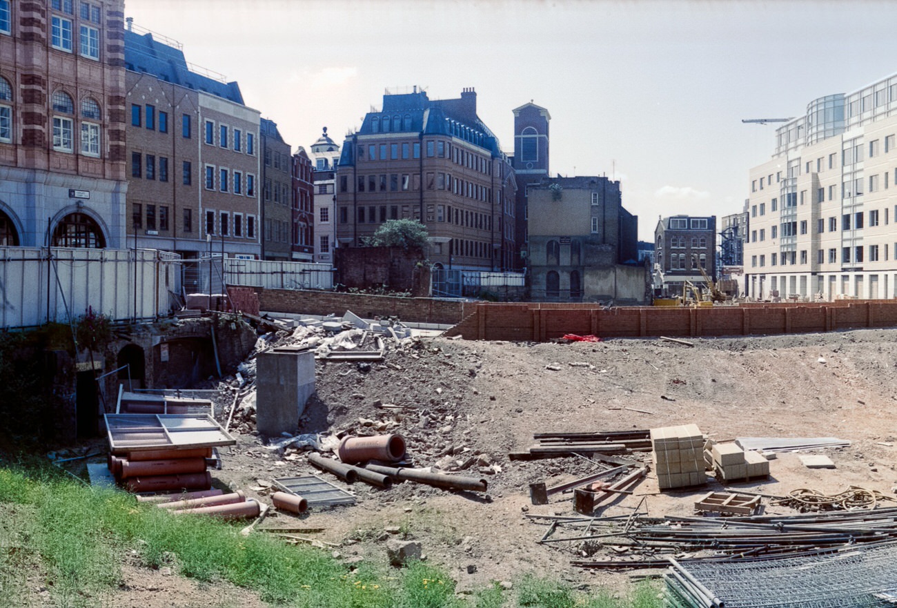 #38 Building Site, Ludgate Hill, City, 1992