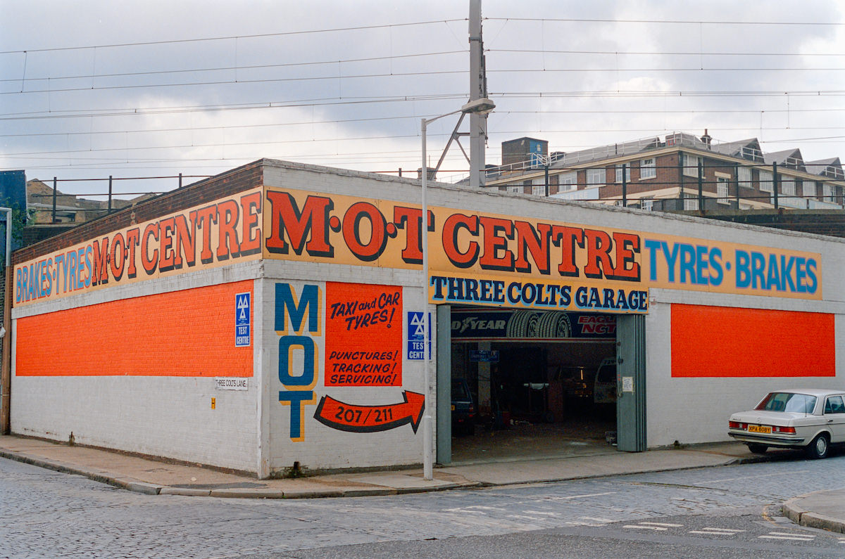 #13 Three Colts Garage, Three Colts Lane, Bethnal Green, Tower Hamlets, 1993