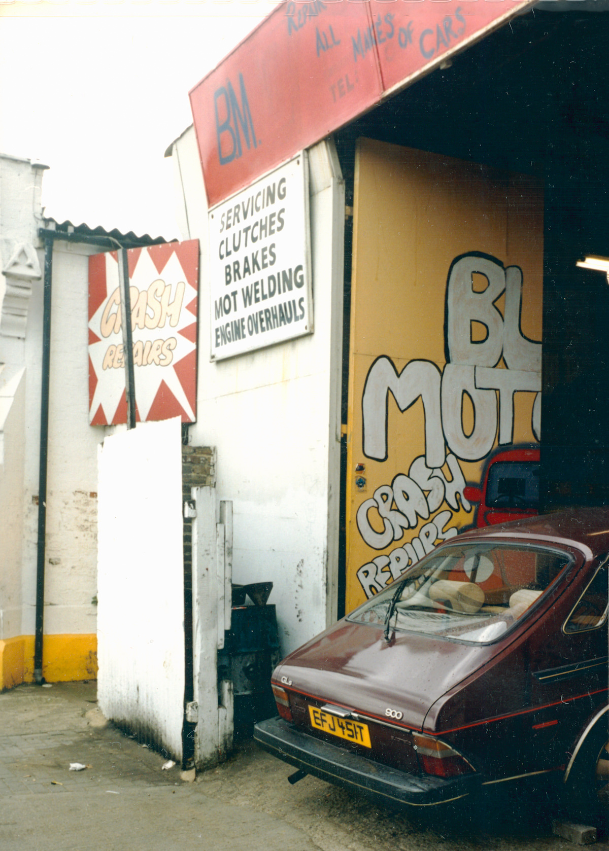 #29 Garage, Rothbury Rd, Hackney Wick, Tower Hamlets, 1992