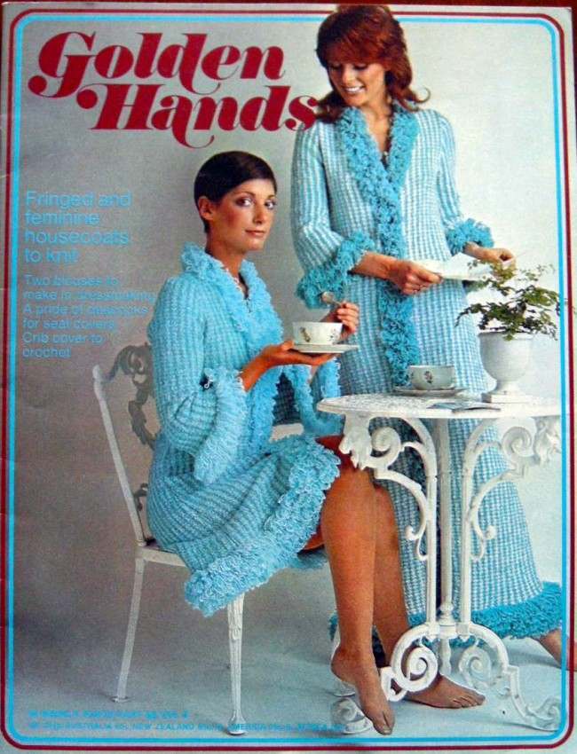 #7 I mean, even the covers of the knitting pamphlets look like adult reading.
