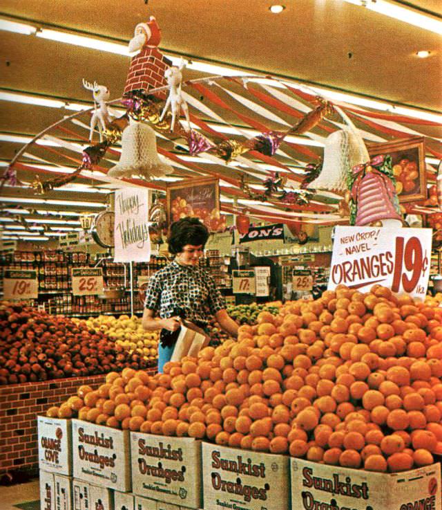 #7 Picking out oranges, 1962.