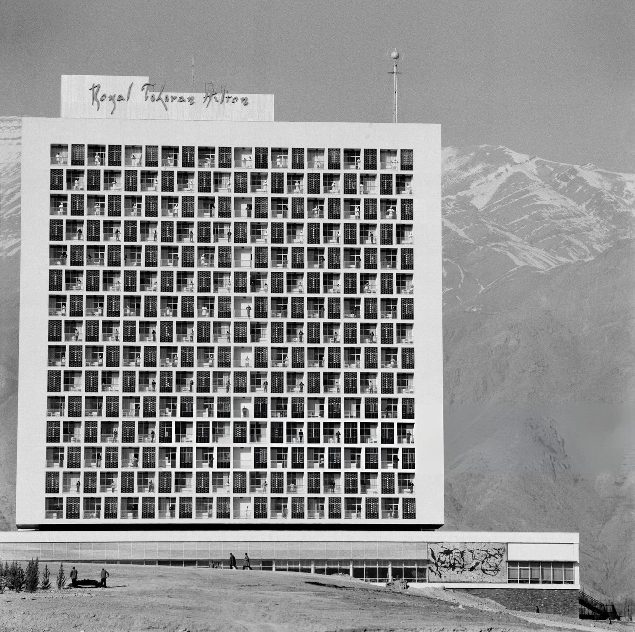 #30 The Royal Tehran Hilton Hotel designed by architect Heydar Ghiai, 1963.