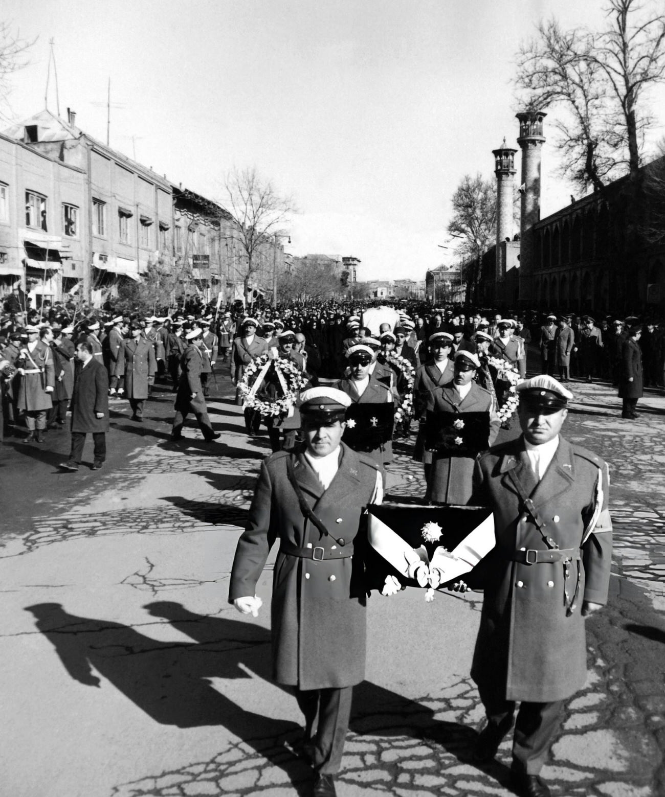 #11 Funeral cortege of Hassan Ali Mansour, Prime Minister of Iran, 1965.
