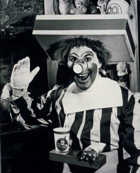 Bizarre vintage photos of Clowns that Look Like They’re Serial Killers and Perverts Weird