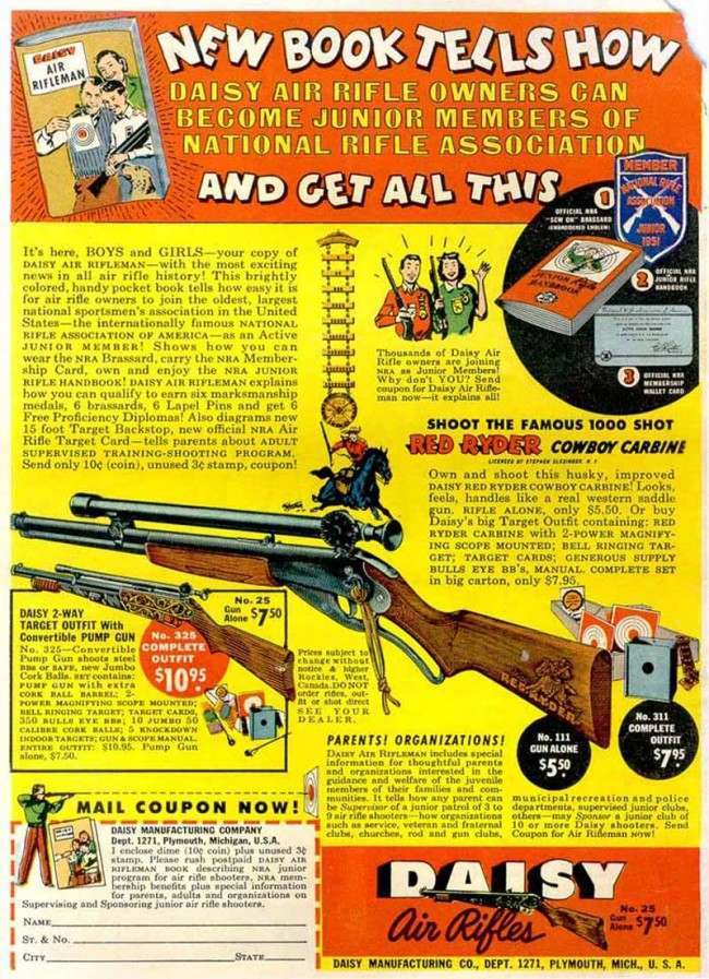 How Vintage Gun Ads Marketed Firearms as the Ultimate Plaything for Kids Vintage Ads
