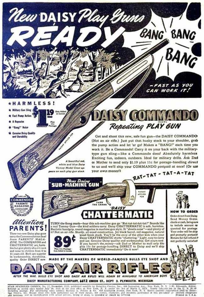 How Vintage Gun Ads Marketed Firearms as the Ultimate Plaything for Kids Vintage Ads