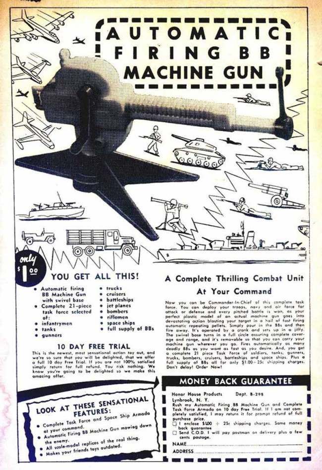 How Vintage Gun Ads Marketed Firearms as the Ultimate Plaything for Kids Vintage Ads