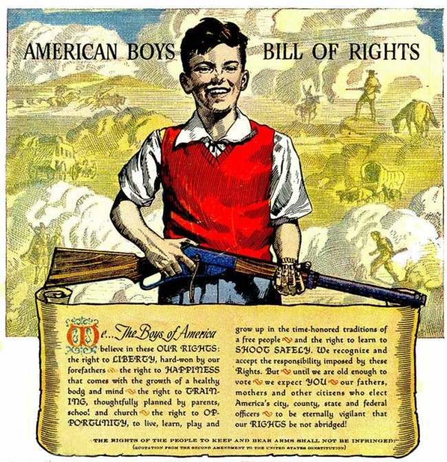 How Vintage Gun Ads Marketed Firearms as the Ultimate Plaything for Kids Vintage Ads
