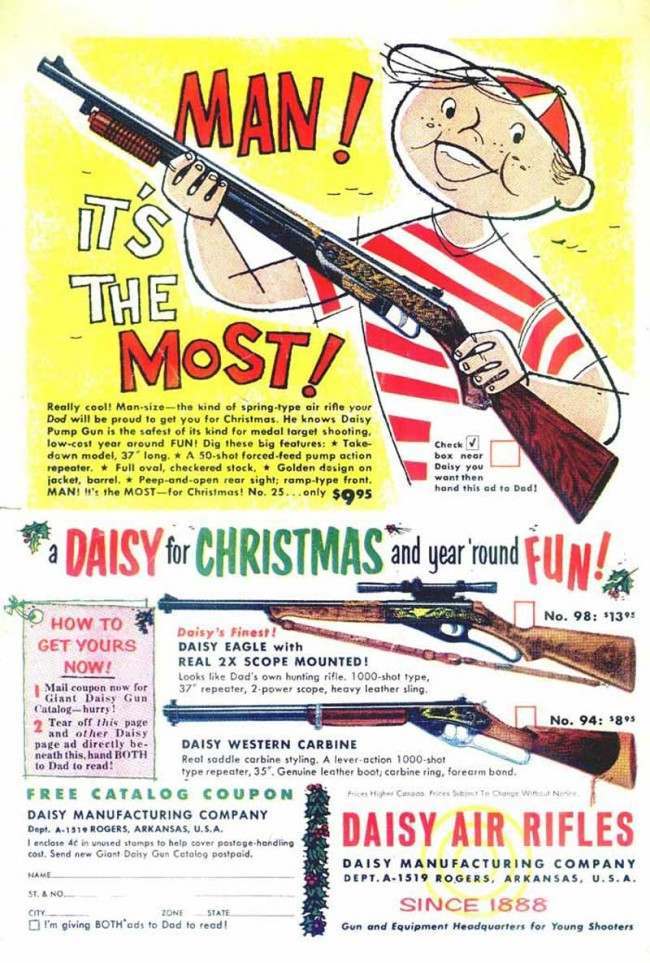 How Vintage Gun Ads Marketed Firearms as the Ultimate Plaything for Kids Vintage Ads