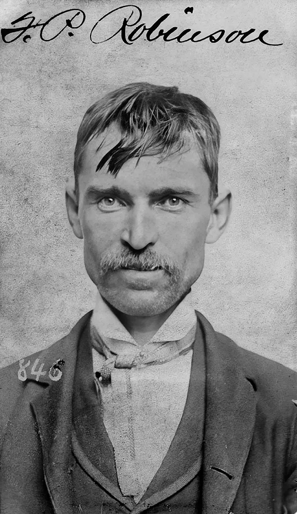 #11 J.P. Robinson was arrested in Nebraska in 1901 for running a scam in which he bought beers with Mexican dollars, which looked very similar to American dollars, even though the Mexican currency was worth less than half the value.