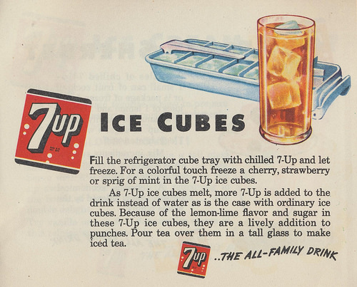 7 Up! Sparkling Up Family Favorites in 1948: A Vintage Guide to Refreshing Recipes Vintage Ads