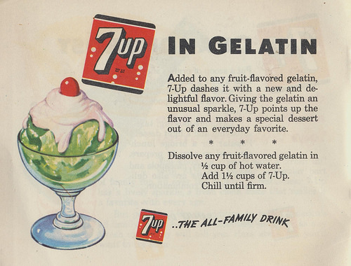 7 Up! Sparkling Up Family Favorites in 1948: A Vintage Guide to Refreshing Recipes Vintage Ads