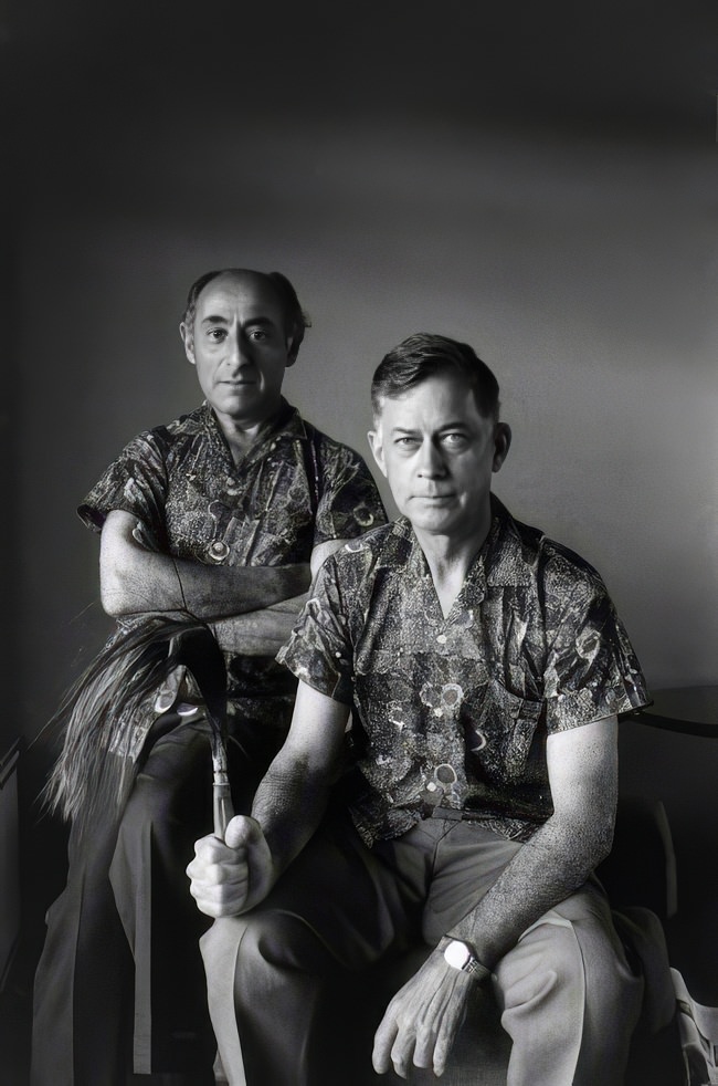 #3 Alfred Eisenstaedt and LIFE’s National Affairs Editor, Hugh Moffett, on assignment in Kenya, 1966