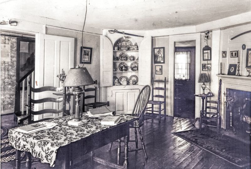 #11 The current “green room”, or front center room, of the Allis-Bushnell House, 1935
