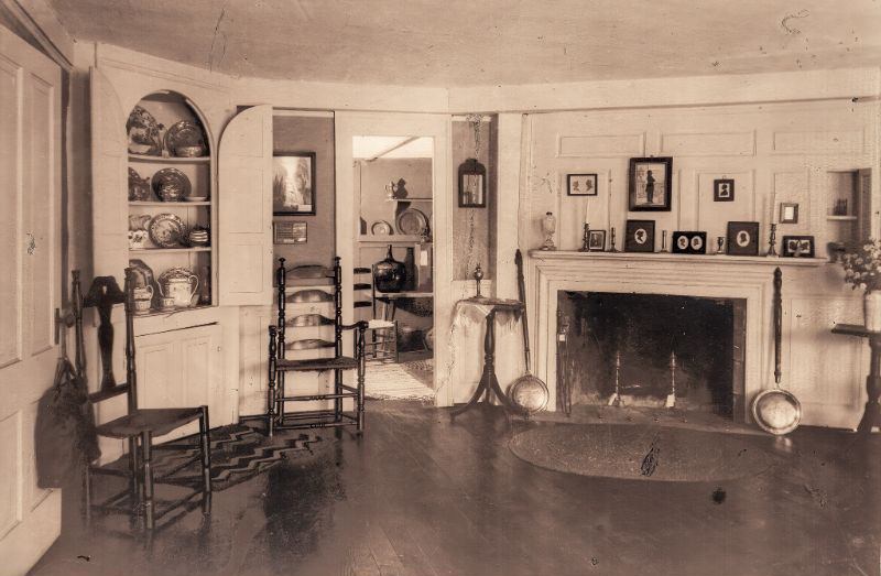 #4 The “green” room, or front middle room, of the Allis-Bushnell House, 1924