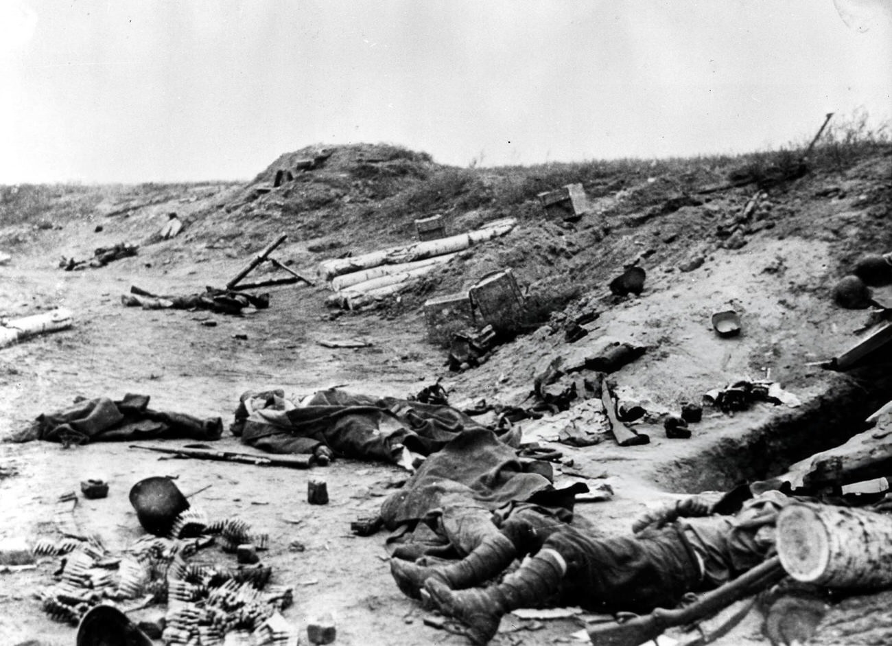 #69 Dead Romanian troops southwest of Stalingrad, 1943.