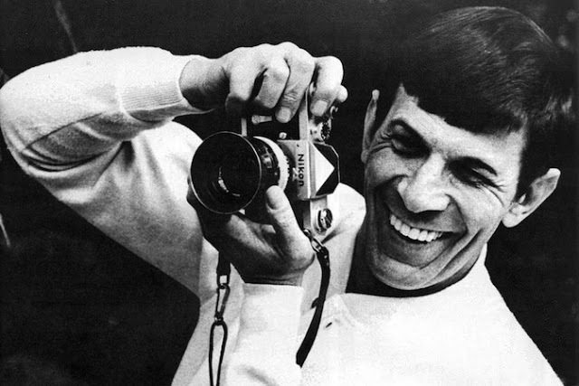 #1 Leonard Nimoy and a Nikon F