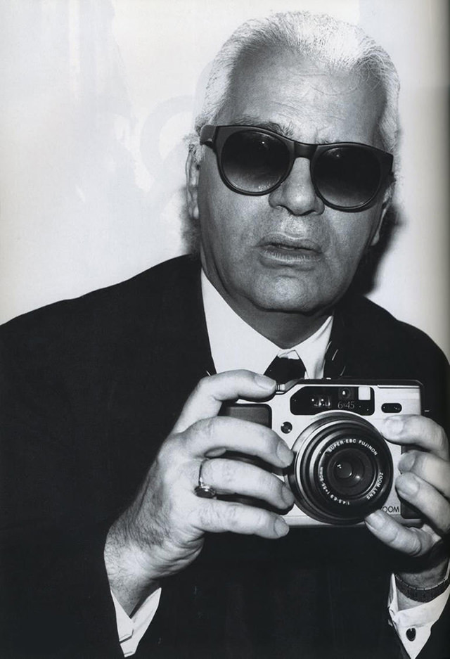 #10 Karl Lagerfeld with a Fujifilm GA645Zi