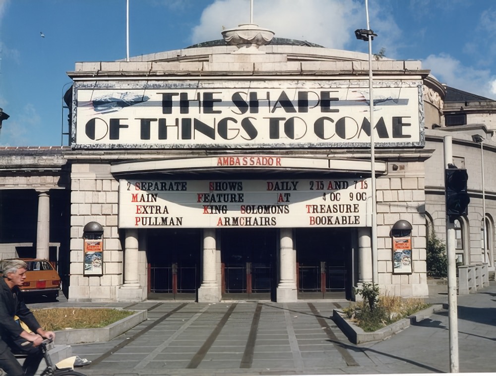#17 The Ambassador Cinema showing “The Shape of Things to Come”, 1979.