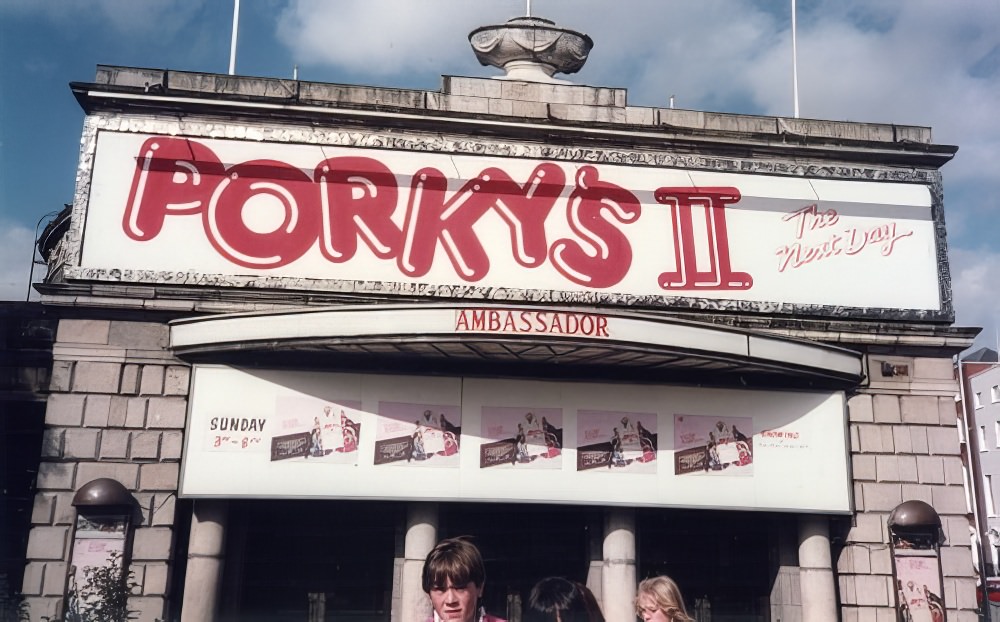 #6 The Ambassador Cinema showing “Porky’s II”, 1983.