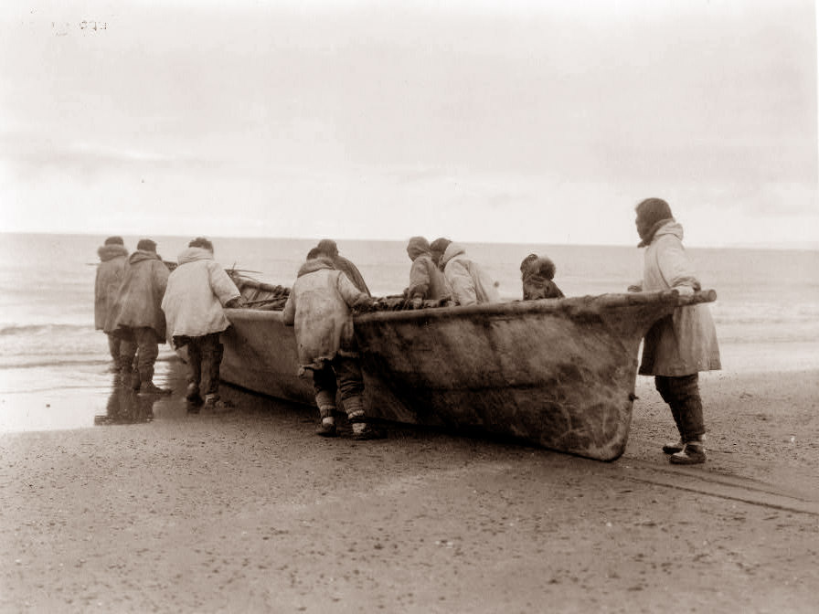 #6 A group of Eskimo Whalers, 1929
