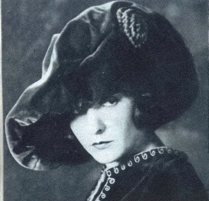 #4 Norma Talmadge in a fantastic velvet beret, 1919